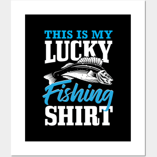 Funny Fishing Angler Trout Bass Birthday Gift Posters and Art